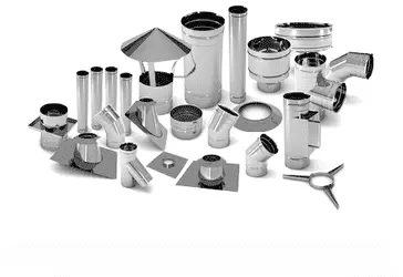 Одностенные дымоходы из нержавеющей стали AISI 430-0,8 мм