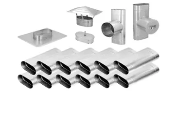 Дымоходы овального сечения из нержавеющей стали