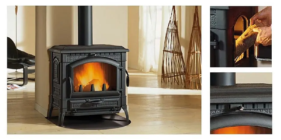 Купить печь-камин для дома на дровах